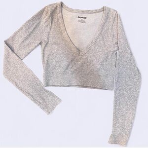 Garbage • Long Sleeve Crop Top